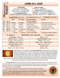 June 8 Pentecost Sunday